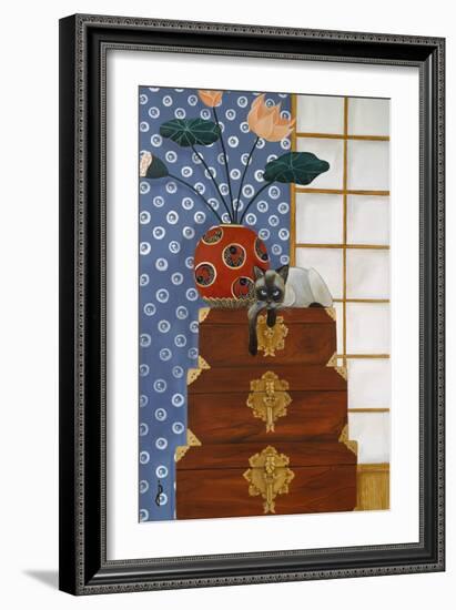Jasmine on Oriental Wedding Chests-Jan Panico-Framed Giclee Print