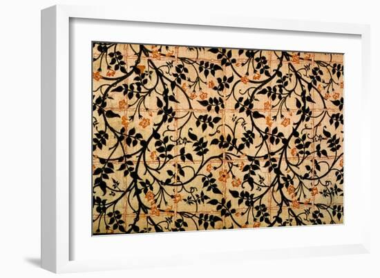 Jasmine Trail Curtain Design, 1868-70 (Printed Cotton)-William Morris-Framed Giclee Print