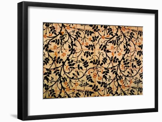 Jasmine Trail Curtain Design, 1868-70 (Printed Cotton)-William Morris-Framed Giclee Print