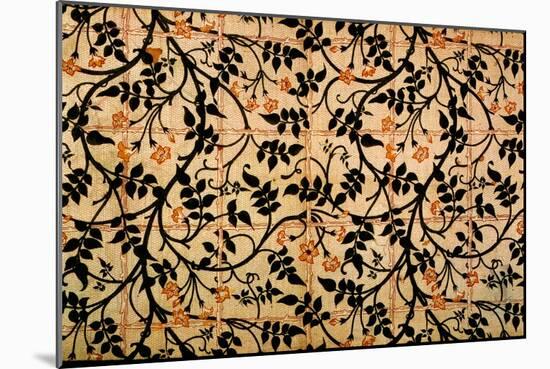 Jasmine Trail Curtain Design, 1868-70 (Printed Cotton)-William Morris-Mounted Giclee Print