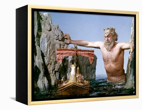 Jason and les Argonautes JASON AND THE ARGONAUTS by DonChaffey, 1963 (photo)-null-Framed Stretched Canvas