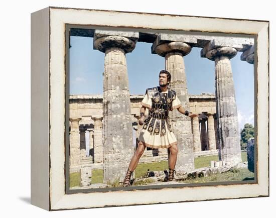 Jason and les Argonautes JASON AND THE ARGONAUTS by DonChaffey with Todd Armstrong, 1963 (photo)-null-Framed Stretched Canvas