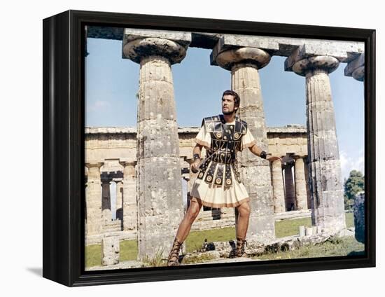 Jason and les Argonautes JASON AND THE ARGONAUTS by DonChaffey with Todd Armstrong, 1963 (photo)-null-Framed Stretched Canvas