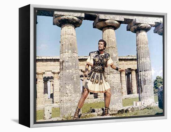 Jason and les Argonautes JASON AND THE ARGONAUTS by DonChaffey with Todd Armstrong, 1963 (photo)-null-Framed Stretched Canvas