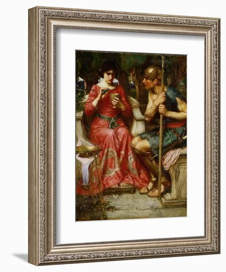 Jason and Medea, 1907-John William Waterhouse-Framed Premium Giclee Print