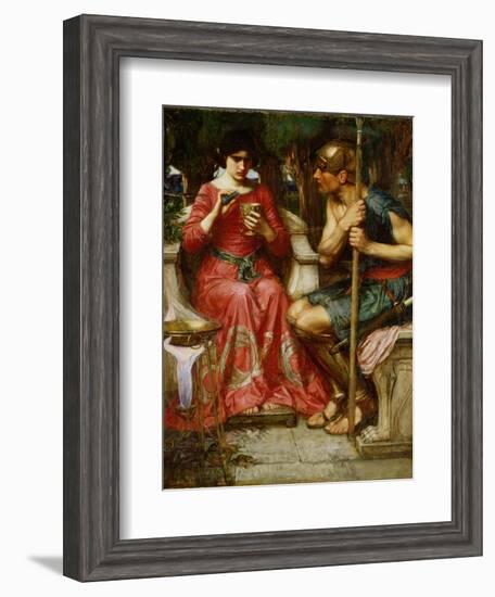 Jason and Medea, 1907-John William Waterhouse-Framed Premium Giclee Print