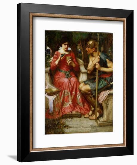 Jason and Medea, 1907-John William Waterhouse-Framed Premium Giclee Print