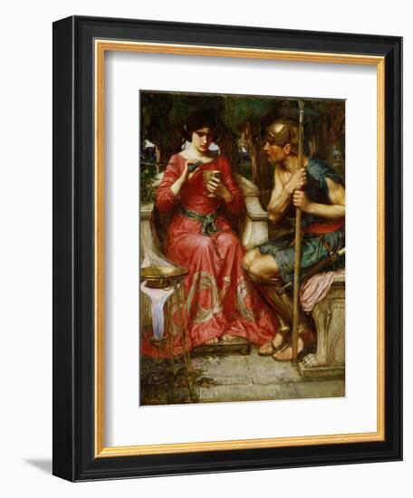 Jason and Medea, 1907-John William Waterhouse-Framed Premium Giclee Print