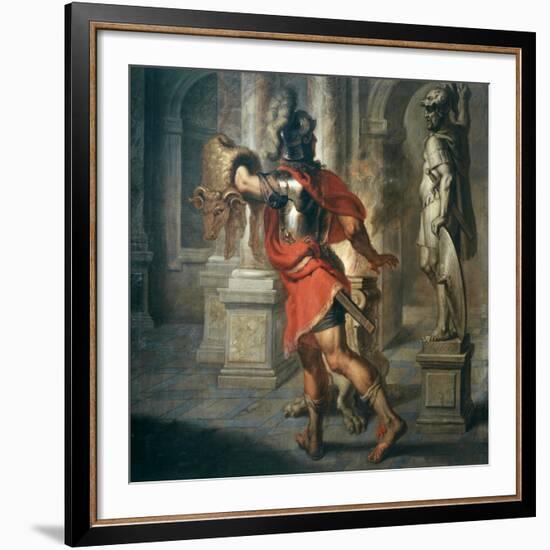 Jason and the Golden Fleece (Greek Hero Who Exchanged Fleece for His Kingdom), 181x195cm-Erasmus Quellinus-Framed Giclee Print