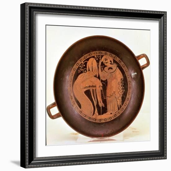 Jason is Regurgitated after Being Swallowed by a Serpent, Athenian Red, Kylix Drinking Cup, Greek-null-Framed Giclee Print