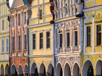 Czech Republic, Vysocina Region, Telc. Facades of Renaissance and Baroque houses on Namesti Zachari-Jason Langley-Photographic Print