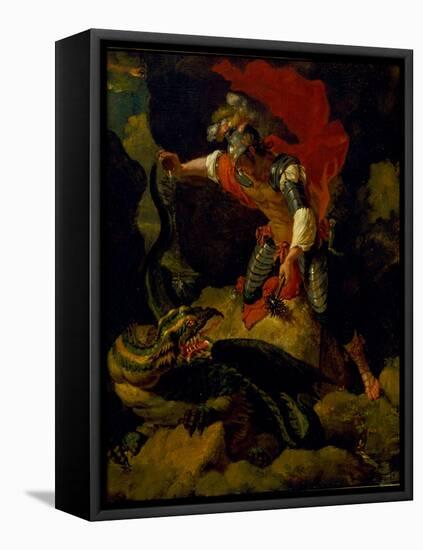 Jason Poisoning the Dragon-Salvator Rosa-Framed Premier Image Canvas