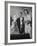 Jason Robards Jr. and Lauren Bacall Cutting the Cake at their Wedding-Ralph Crane-Framed Premium Photographic Print