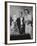 Jason Robards Jr. and Lauren Bacall Cutting the Cake at their Wedding-Ralph Crane-Framed Premium Photographic Print