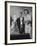 Jason Robards Jr. and Lauren Bacall Cutting the Cake at their Wedding-Ralph Crane-Framed Premium Photographic Print