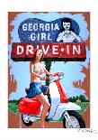 Georgia Girl - Drive in-Jason Stillman-Framed Art Print