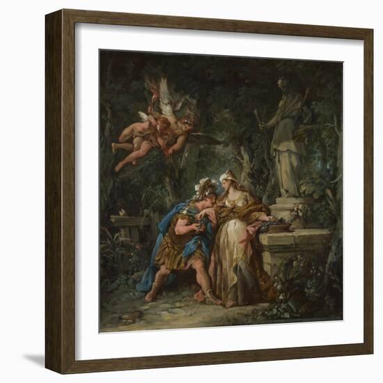 Jason Swearing Eternal Affection to Medea, 1743-Jean-François de Troy-Framed Giclee Print