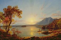 Sunset, Lake George, New York, 1867-Jasper Francis Cropsey-Giclee Print
