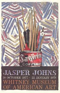 Savarin Cans-Monotype by Jasper Johns