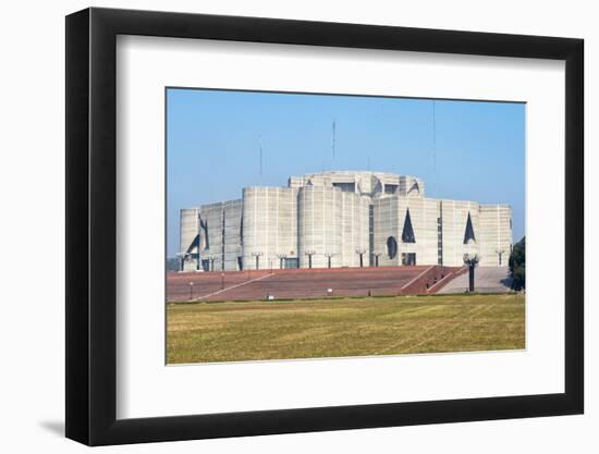 Jatiya Sangsad Bhaban (National Parliament House) designed by Louis Kahn, Dhaka, Bangladesh-Keren Su-Framed Photographic Print