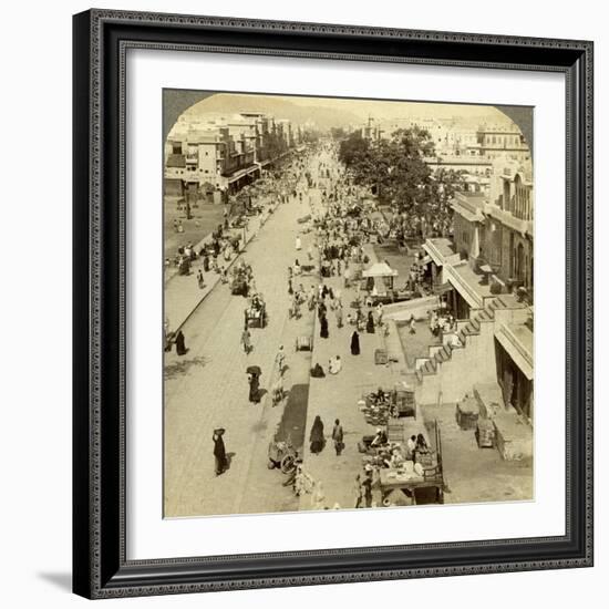 Jauhri Bazaar, Jeypore, Orissa, India-Underwood & Underwood-Framed Photographic Print