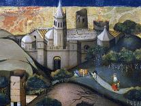 Landscape with the Episcopal Church, Detail from Flight into Egypt, Altarpiece from Verdu, 1432-34-Jaume Ferrer II-Giclee Print