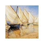 White Sails II-Jaume Laporta-Framed Giclee Print