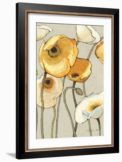 Jaune Gris II Crop-Shirley Novak-Framed Art Print