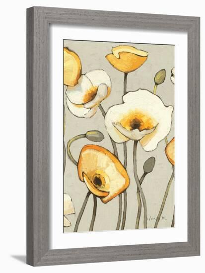 Jaune Gris III Crop-Shirley Novak-Framed Art Print