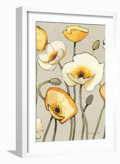 Jaune Gris III Crop-Shirley Novak-Framed Art Print