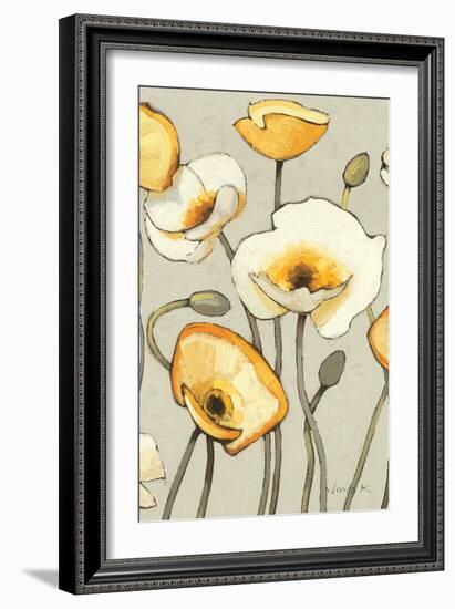 Jaune Gris III Crop-Shirley Novak-Framed Art Print