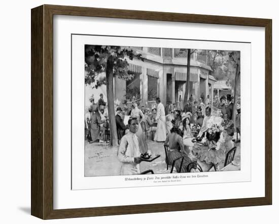 Javanese Coffee House, Trocadero, Paris World Exposition, 1889-Ewald Thiel-Framed Giclee Print