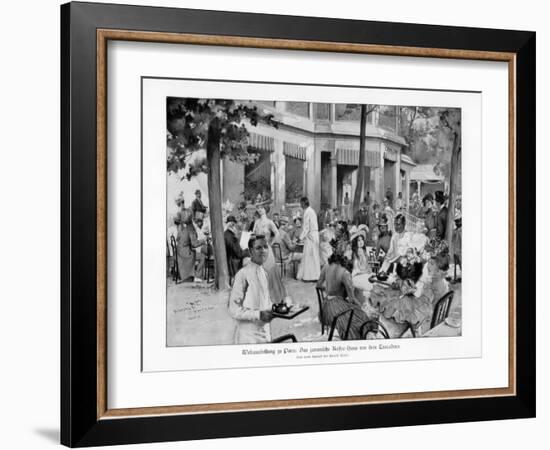 Javanese Coffee House, Trocadero, Paris World Exposition, 1889-Ewald Thiel-Framed Giclee Print