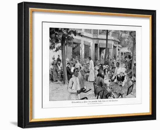 Javanese Coffee House, Trocadero, Paris World Exposition, 1889-Ewald Thiel-Framed Giclee Print