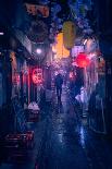 Tokyo Blue Rain-Javier De La Torre-Photographic Print
