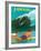 Jaws - Maui, Hawaii - Big Wave Surfing-Chas Allen-Framed Giclee Print