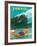 Jaws - Maui, Hawaii - Big Wave Surfing-Chas Allen-Framed Giclee Print