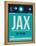 JAX Jacksonville Luggage Tag II-NaxArt-Framed Stretched Canvas