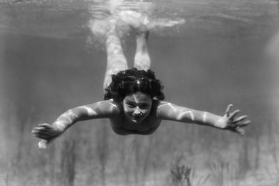 Women Underwater in Tourist Attraction, Wakulla Springs, Florida, 1943