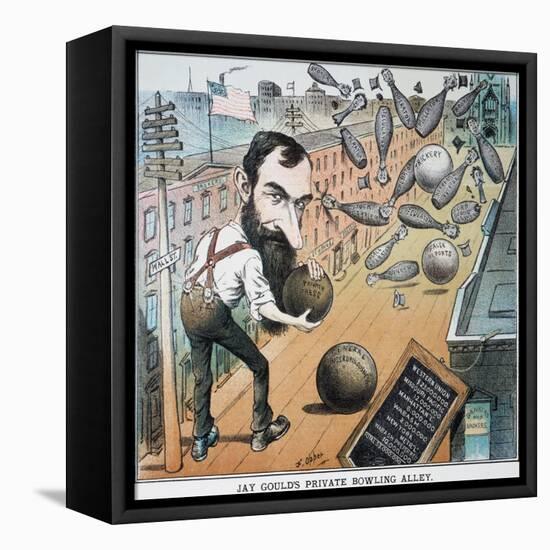 Jay Gould Cartoon, 1882-Frederick Burr Opper-Framed Premier Image Canvas