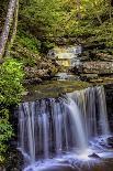 Pennsylvania, Benton, Ricketts Glen State Park. Ganoga Falls Cascade-Jay O'brien-Photographic Print