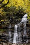 Pennsylvania, Benton, Ricketts Glen State Park. Ganoga Falls Cascade-Jay O'brien-Photographic Print