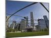 Jay Pritzker Pavilion Designed by Frank Gehry, Millennium Park, Chicago, Illinois, USA-Amanda Hall-Mounted Photographic Print