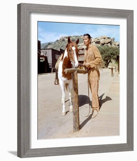 Jay Silverheels, The Lone Ranger (1949)-null-Framed Photo