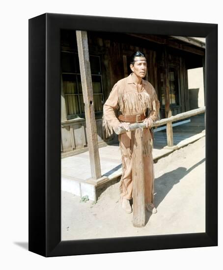 Jay Silverheels - The Lone Ranger-null-Framed Stretched Canvas