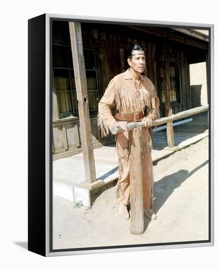 Jay Silverheels - The Lone Ranger-null-Framed Stretched Canvas