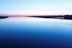 Chincoteague National Wildlife Refuge after Sunset, Virginia, Usa.-Jay Yuan-Framed Photographic Print