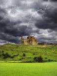 Lightning over Ruins of the Rock of Cashel, Tipperary County, Ireland-Jaynes Gallery-Photographic Print