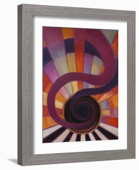 Jazz 2 2012 Abstract, Music-Lee Campbell-Framed Giclee Print