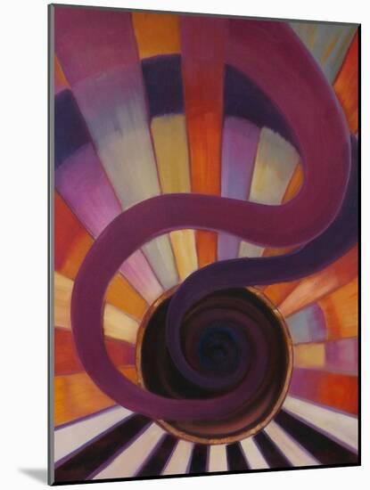 Jazz 2 2012 Abstract, Music-Lee Campbell-Mounted Giclee Print